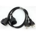 euro extension cord with worldwide certificates power cords extesion cords VDE /UC/SAA/KC/IMQ